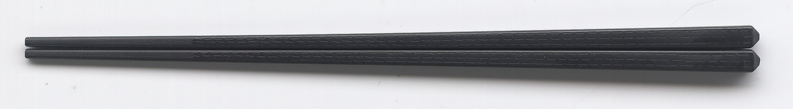 SPS樹脂箸 えびす四角箸 21.8cm 黒OM(出荷