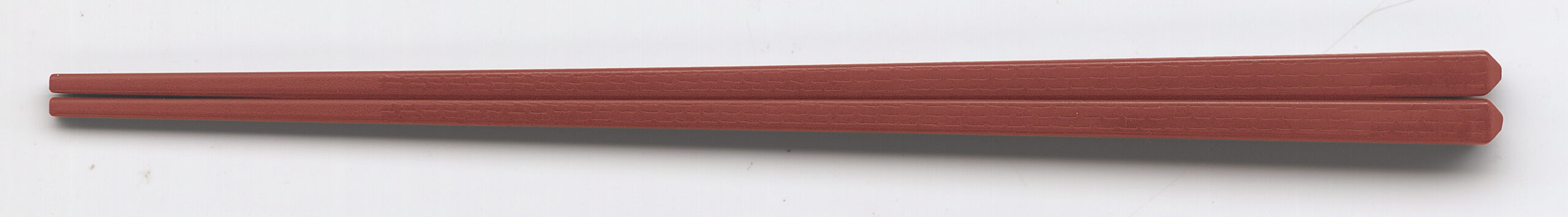 SPS樹脂箸 えびす四角箸 21.8cm 茶OM(出荷