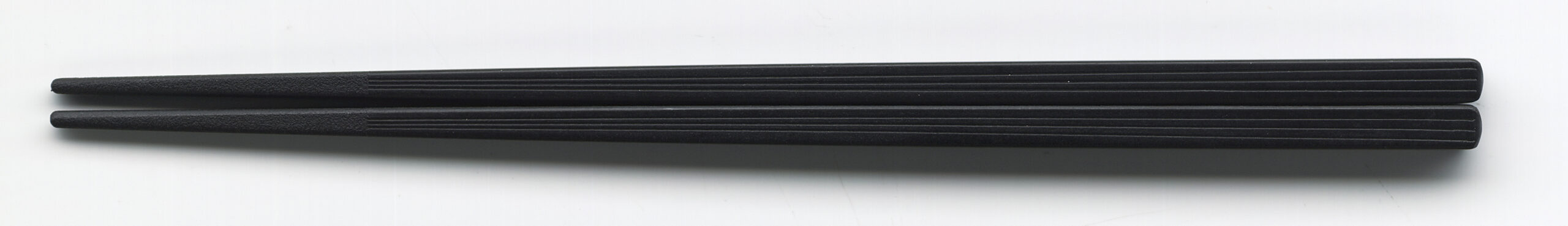 SPS樹脂箸 えびす筋目四角箸 22.5cm 黒OM(