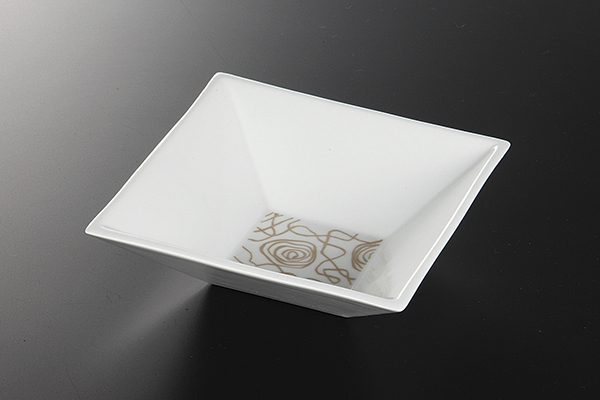 【廃番】銀彩アラベスク 角向付