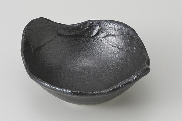 【廃番】黒砂塗壁 14cm呑水
