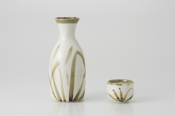 乳白ススキ 一合徳利