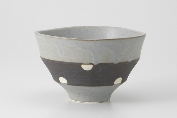 【廃番】灰 グレーベルトドットちび丼