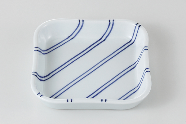 ストライプ 角皿