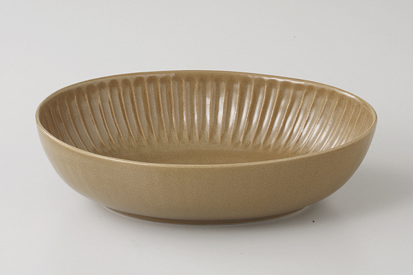 SHINOGI 22cm楕円ベーカー(モカ)