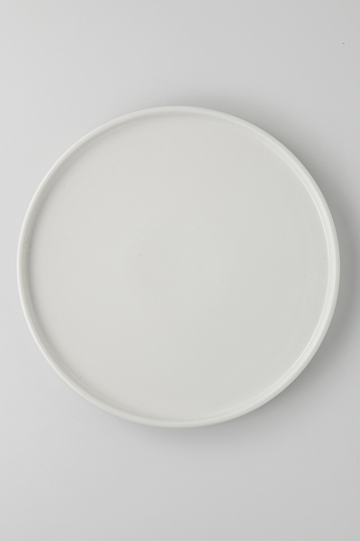 フラット 26cmプレート(アイボリー)