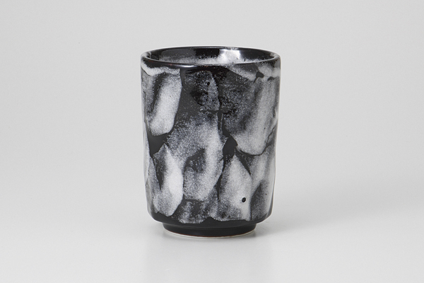 黒志野ダイヤ 寿司湯呑