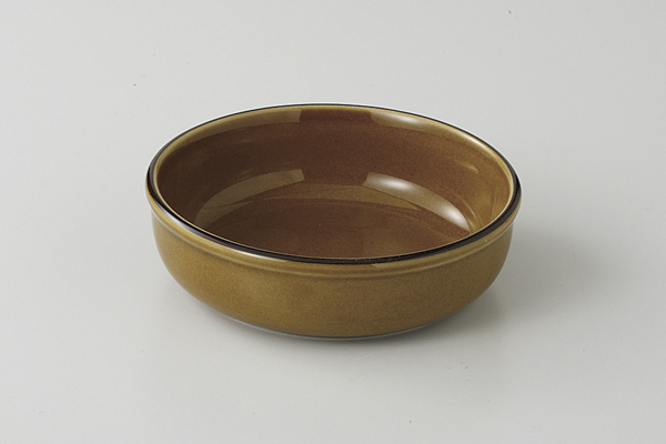 【廃番】アメ釉 13cm丸グラタン