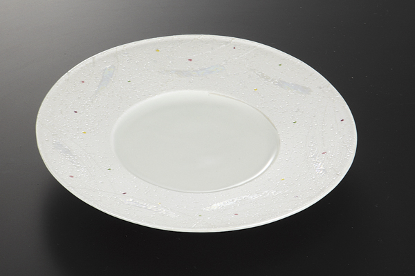 【廃番】点紋 彫入８寸皿