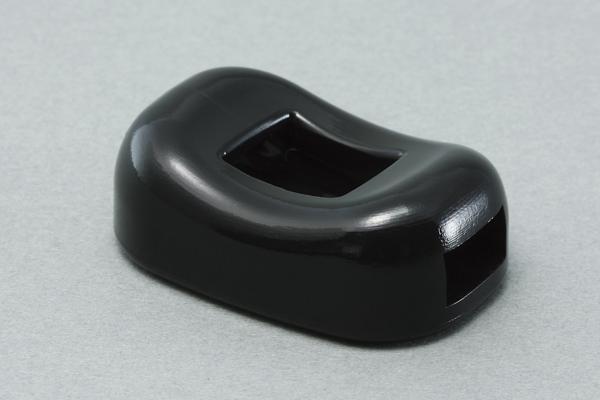 ﾋﾞｰﾝｽﾞ 箸止兼用箸置 黒OM