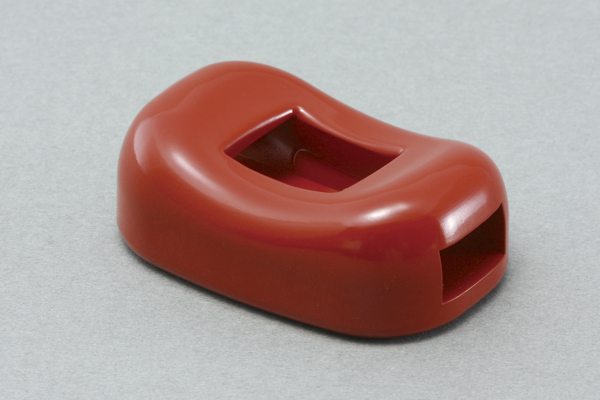 ﾋﾞｰﾝｽﾞ箸止兼用箸置 朱OM