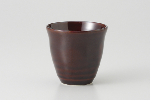 【廃番】アメ釉 チューリップコップ