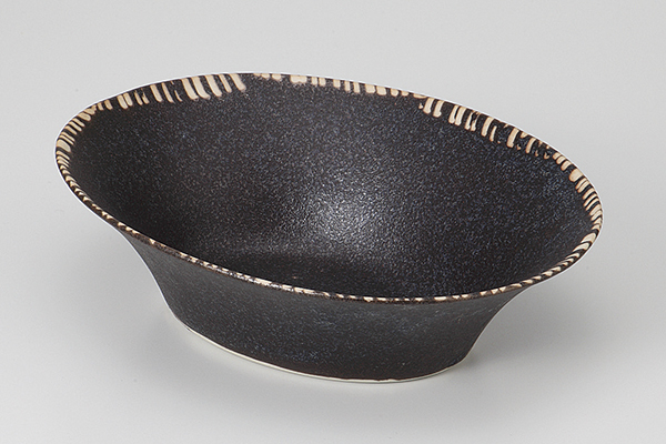 【廃番】渕点十草 深楕円鉢