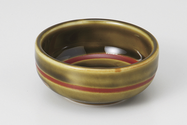 織部渦 切立小皿