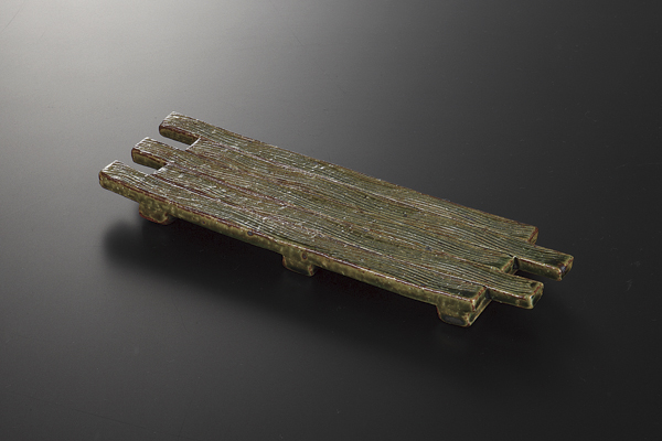 織部 いかだ付出皿