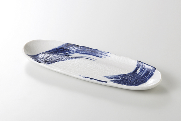 粉引ゴス刷毛 付出皿