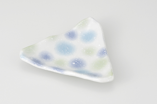 【廃番】青化粧 三角皿