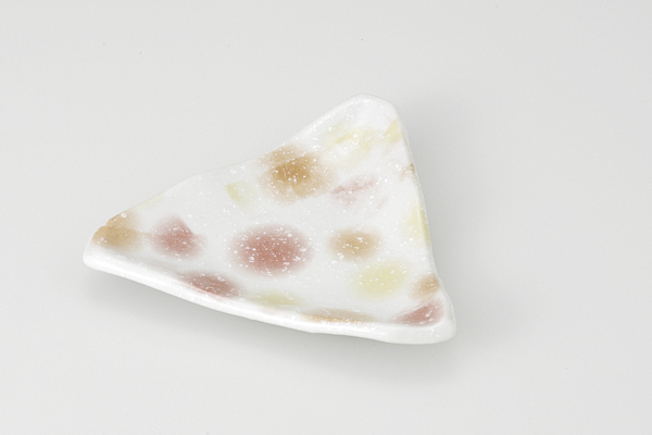 【廃番】赤化粧 三角皿