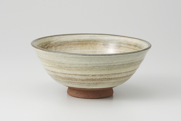 粉引渦 茶碗