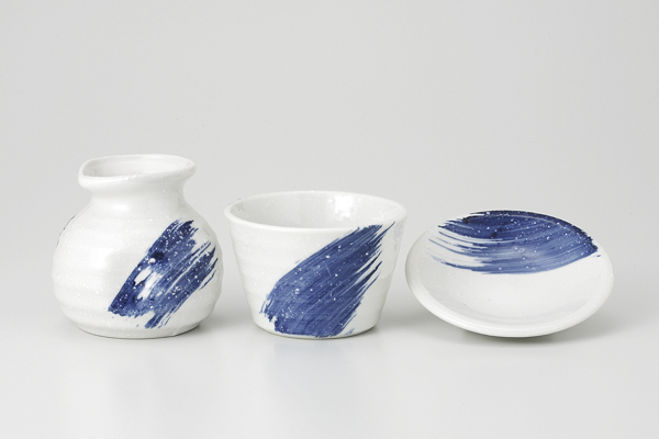 粉引ゴス刷毛 そば徳利