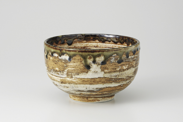 白波織部流し 丸4.5丼