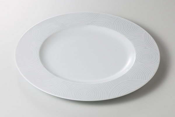 【廃番】波紋 プレート33cm
