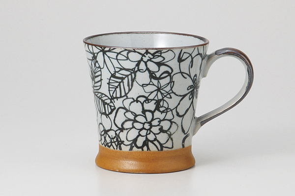 モノクロガーデン マグ黒