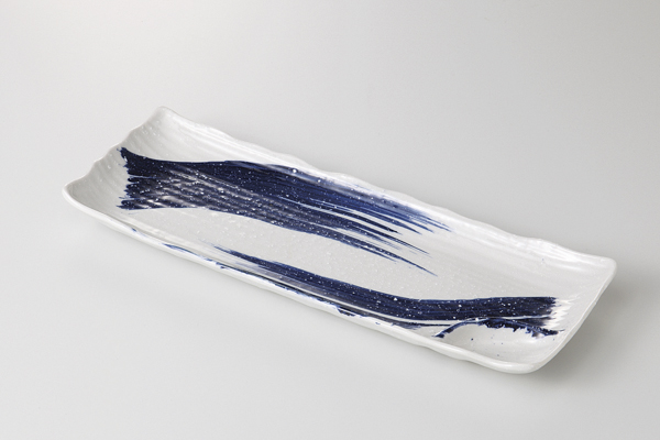 【廃番】粉引ゴス刷毛 仕切皿