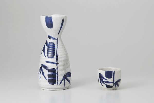 【廃番】梨地青竹 三角1号徳利