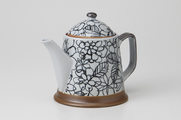 モノクロガーデン ポット黒(網付)