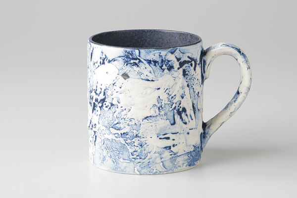 【廃番】ドローイング マグ 青