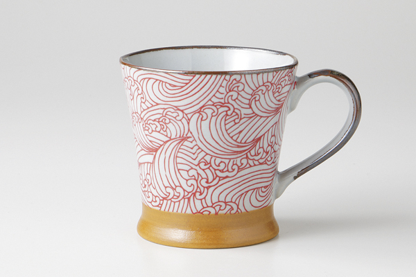 四海波 マグ(赤)