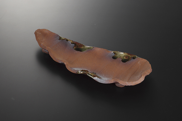 波紋 厚口楕円盛皿