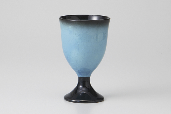 青輝貫入 ワインカップ