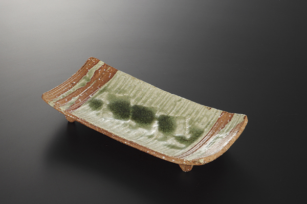 伊賀灰釉 焼物皿