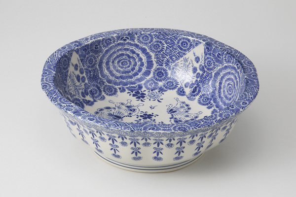 【廃番】古染付 6.0盛鉢