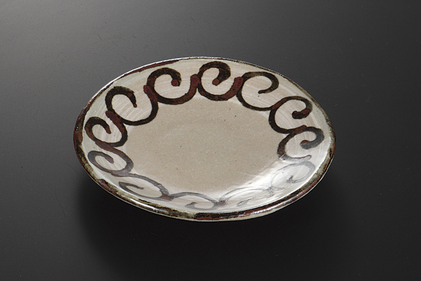 さびうずまき 中皿