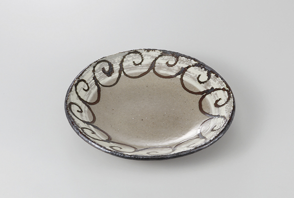 さびうずまき 深皿