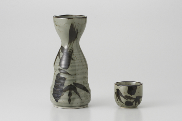 益子竹三角 一合徳利