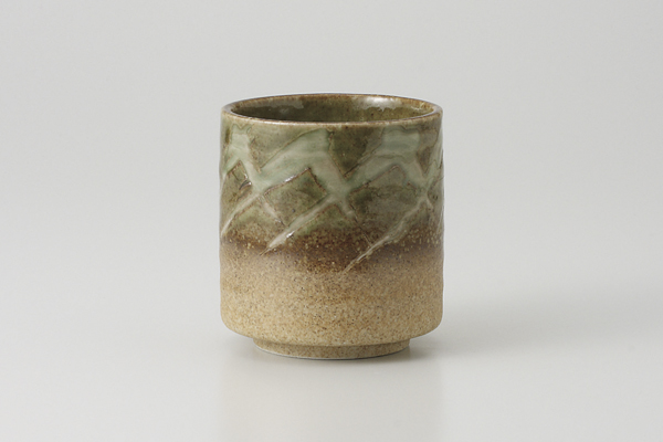 吹格子 寿司湯呑