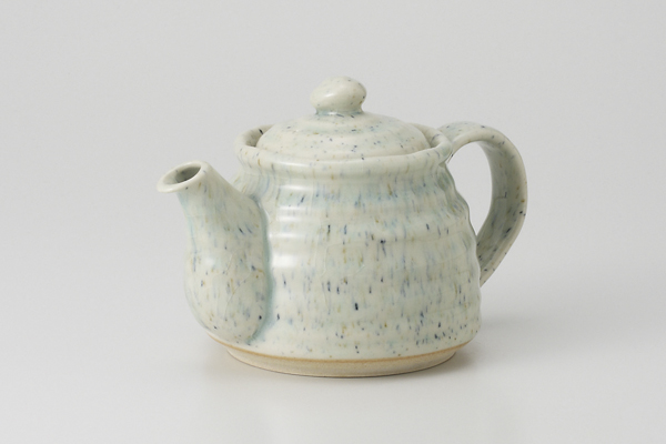 【廃番】貫入三彩 ポット(網付)