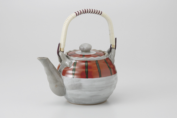 【廃番】もえぎ 6号土瓶(網付)