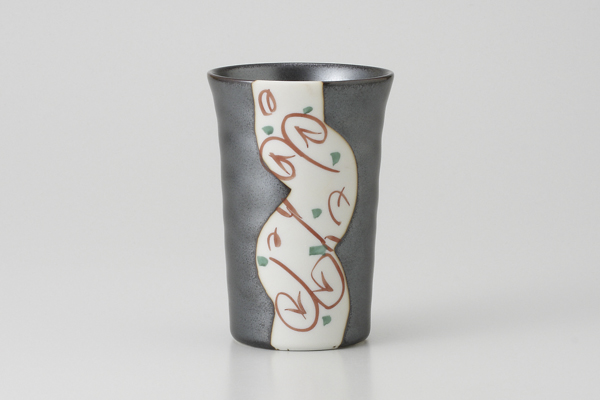 【廃番】天目朱唐草 フリーカップ