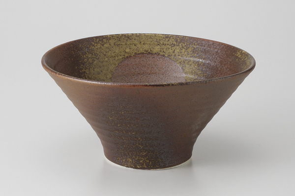 茶しがらき風 6.8めん鉢