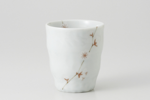 青磁和花 コップ