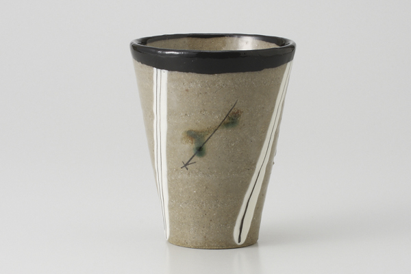 黒織部松葉 フリーカップ