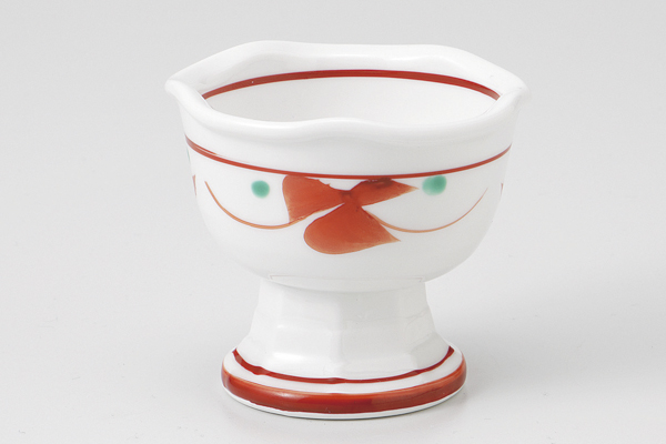 赤絵小花 高台珍味