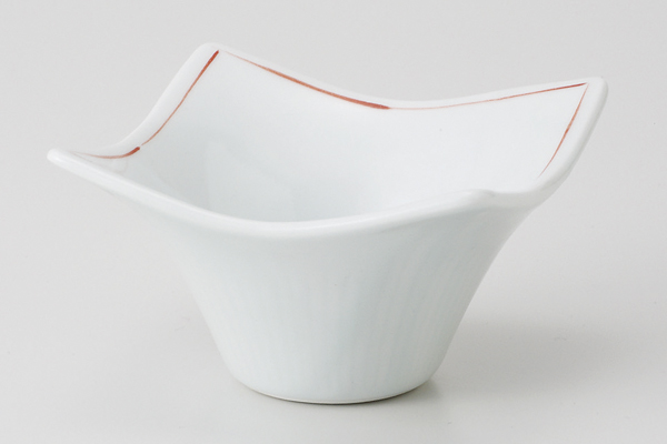 赤ライン 四方小鉢(小)