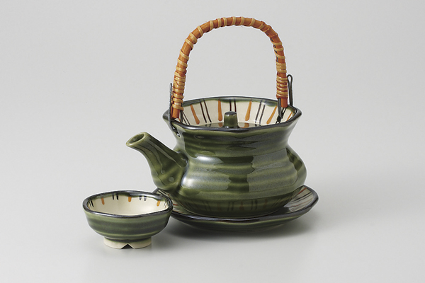 織部十草 土瓶むし