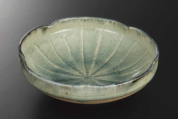 御深井 花型大鉢